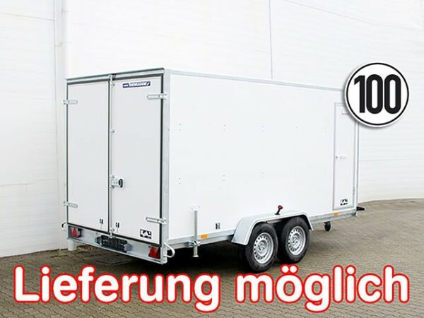 Kofferanhänger BK 200x400cm Höhe:190cm 2,7t|100km/h|Seitentür