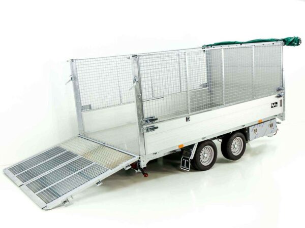 Twintrailer Multi-Heckkipper TT35-35 3,5t|192x352x140cm|Netz|Tandem